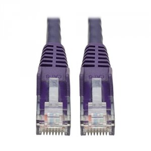 Tripp N201-020-PU 20ft Cat6 Snagless Molded Patch Cable Utp Purple Rj4