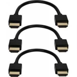 Qvs HDT-0.5F-3PK 3pk 0.5ft High Speed Hdmi