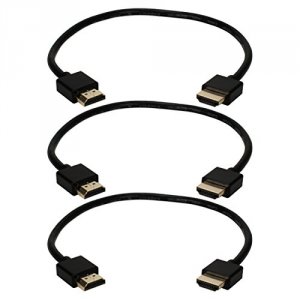 Qvs HDT-1F-3PK 3pk 1ft  Highspeed Hdmi Ultrahd