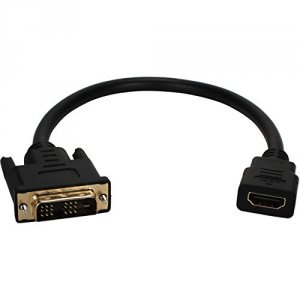 Qvs HDVIX-1F 1ft Dvi Male To Hdmi Female 4k