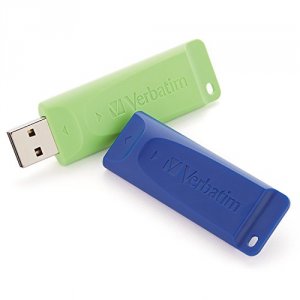 Verbatim 98713 16gb Store 'n' Go Usb Flash Drive - 2pk - Blue, Green -