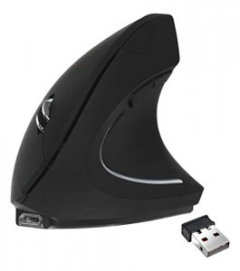 Premiertek WM-300RB Wm-300rb 5btn Dpi Blk Wrls      Vertical Mouse Opt