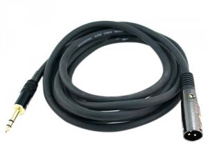 Monoprice USS 4762 Xlr M To 14inch Trs M 16awg Cable10ft