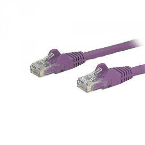 Startech N6PATCH20PL 20ft Cat6 Ethernet Cable - Purple Snagless Gigabi