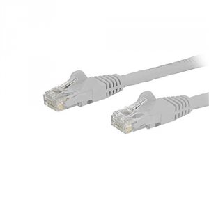 Startech 9Y2725 30ft Cat6 Ethernet Cable - White Snagless Gigabit - 10