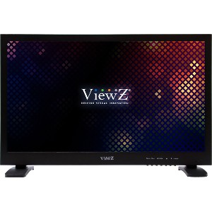 Viewz VZ-24LX 24in. Hd 1080p Led Metal Monitor  Dvivgahdmibnc(5in2out)