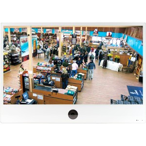 Viewz VZ-PVM-I4W3N 32in. White Ip Public View Monitor  Embedded 2.1 Me