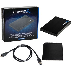 Sabrent EC-DW25-PK20 20pk Ec-dw25 2.5in Sata To Usb