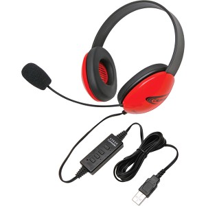 Califone 2800RD-USB Usb Stereo Headphones