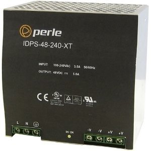 Perle 07012040 240w 48v Idps-48-240-xt Power Supply For Din Rail