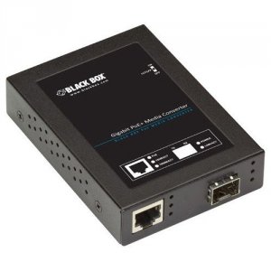 Black LPS535A-SFP Gigabit Poe+ Pse Media          Converter