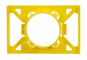 Panduit MSG-1.3-M - Metal Stud Grommet - Yellow (qty Per Pack: 100)