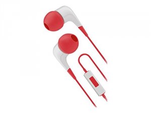 Cygnett 1Q1619 2xs Wired Headphones With Built-in-mic - Red  White - S