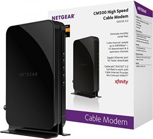 Netgear CM500-100NAR Certified Cm500-100nar Docsis 3.0 Cable Modem Wit