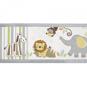 Breathablebaby 14013 Breathable Mesh  Printed Crib Liner Safari Fun To