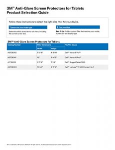 3m AGTDE003 Anti-glare Screen Protector For Dell Latitude 11 5000 Seri
