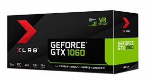 Pny VCGGTX10606XGPB-OC2 6gb Gddr5 Rtlbx Gtx1060 Xlr8    Oc2 Dual Fan