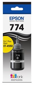 Original Epson T774120 T774, Black Ink Bottle, High Capacity ()