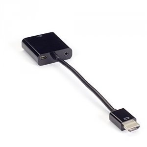 Black VA-HDMI-VGA Video Adapter Hdmi To Vga