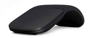 Microsoft  Arc Mouse - Wireless - Bluetooth - Black - Notebook