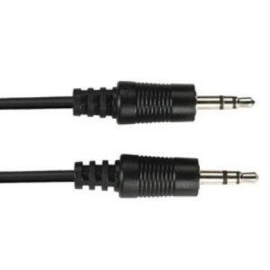 Black EJ110-0005 3.5-mm Stereo Audio Cables, 24 Awg, Male