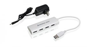 Iogear GUH304P Met(al) P4p Hub, 4-port Usb 3.0 Powered Hub With Alumin