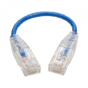 Tripp N201-S6N-BL Cat6 Gigabit Snagless Molded Slim Utp Patch Cable (r