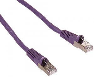 Unirise PC6-50F-PUR-SH-S 50ft Purple Cat6 Shielded Patch Cable, Futp, 