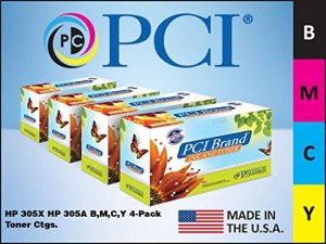 Pci CE411X-PCI Reman 305x305a Bmcy 4-pk Toner Set