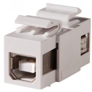 C2g KSUSBAB-88 Ortronics Cloud White Usb A To Usb B Keystone, Feed-thr