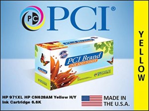 Pci CN628AM-PCI Remanufactured Hp 971xl Yellow Ink Cartridge