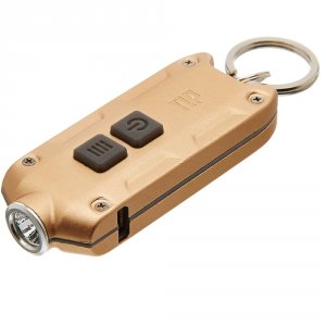 Nitecore TIP GOLD Tip Rechargeable Keychain Light Gold