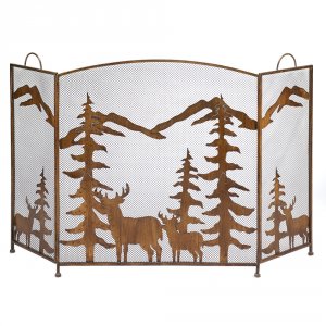 Accent 12295 Rustic Forest Fireplace Screen 100