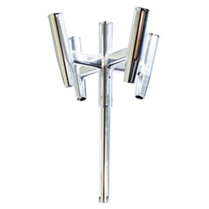 Tigress 88157 Five Banger Aluminum Rod Holder - Straight Butt