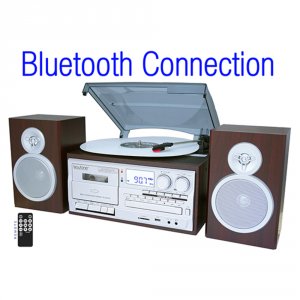 Boytone BT-28SPS Bt-28sps, Bluetooth Classic Style Record Player Turnt