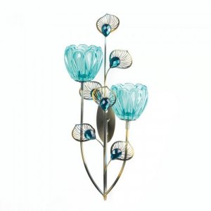 Gallery 10018049 Peacock Blossom Duo Cup Sconce