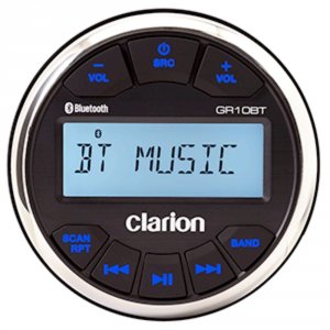 Clarion GR10BT Digital Media Receiver Usbmp3wma Bluetoothreg; 3 Gauge,