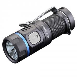 Jetbeam E20R 16340 Battery Rechargeable Edc Flashlight Black