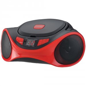 Sylvania RA45663 Bluetooth Portable Cd Radio Boom Box (red) Curcd1063b