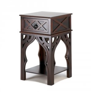 Accent 10015465 Ornate Moroccan Style Brown Table