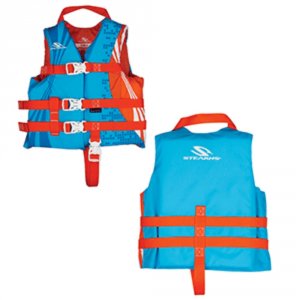 Stearns 2000029257 Child Antimicrobial Nylon Life Vest - 30-50lbs - Wa