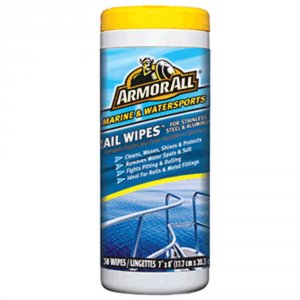 Armor 12826CASE Rail Wipes - Stainless Steel  Aluminum - Case Of 6