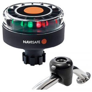 Navisafe 342KIT Navilight Tricolor 2nm Wnavibolt Base  Rail Mount - Bl