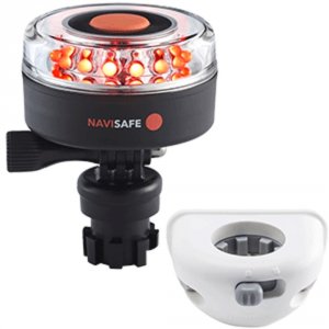 Navisafe 045KIT6 Navilight All Red 360deg; 2nm Wnavimount Base Amp; Ve