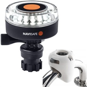 Navisafe 040KIT3 Navilight 360deg; 2nm White Wnavimount Base Amp; Rail