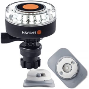 Navisafe 040KIT4 Navilight 360deg; 2nm White Wnavimount Base Amp; Rib 