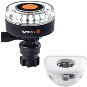 Navisafe 040KIT6 Navilight 360deg; 2nm White Wnavimount Base Amp; Vert