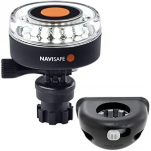 Navisafe 040KIT8 Navilight 360deg; 2nm White Wnavimount Base  Vertical