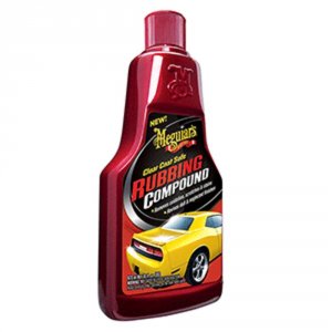 Meguiars G18016 Meguiar39;s Clear Coat Safe Rubbing Compound - 16oz