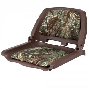 Shoreline 067244 Boat Seat Camo Brown